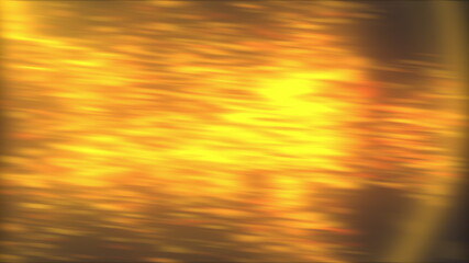 Poster - Abstract backdrop with golden blur from small particles and light. 3d rendering computer generated golden bokeh