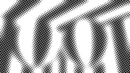 Poster - Half tone of many dots, computer generated abstract background, 3D rendering simple backdrop with optical illusion effect