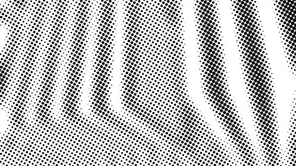 Poster - Half tone of many dots, computer generated abstract background, 3D rendering simple backdrop with optical illusion effect