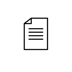 Poster - Document icon vector isolated. File. Document icon vector illustration. File pictogram-vector. Vector illustration