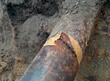© A08 - Corrosion under insulation on the pipeline