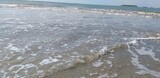Fototapeta Morze - small waves on the shore

