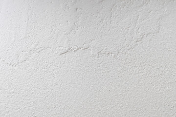 Poster - The wall is painted with white paint with a visible texture