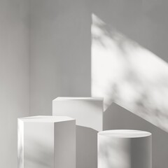 Fototapete - Abstract background minimal style for branding product presentation. Mock up scene with empty space. 3d rendering