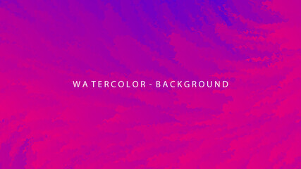 Poster - Pink color watercolor background 