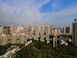 Fototapeta Miasto - Aerial Photograph of Futian District, Shenzhen City