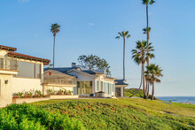 Coastal Neighborhood Of San Diego California With Homes Overlooking Ocean View
