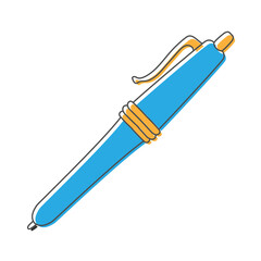 Poster - pen hand drawn design vector illustration