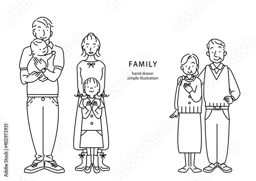 シンプルでおしゃれな三世代家族の線画イラスト Buy This Stock Vector And Explore Similar Vectors At Adobe Stock Adobe Stock シンプルでおしゃれな三世代家族の線画イラスト Buy This Stock Vector And Explore Similar Vectors At Adobe Stock Adobe Stock