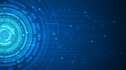 Aufkleber - Circuit technology background