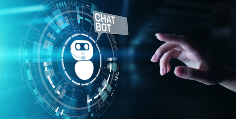 Poster - chatbot computer program designed for conversation with human users over the internet. support custo