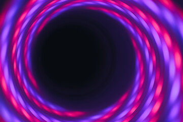 Aufkleber - Abstract swirl tunnel with violet light on a background pattern textured for design.