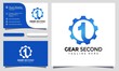 © Creative99d - Gear Second logo vector, repair service logo design, modern logo, Logo Designs Vector Illustration Template