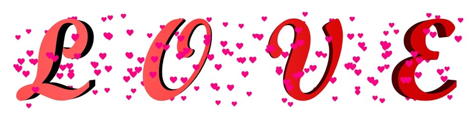 Poster - Pink inscription 