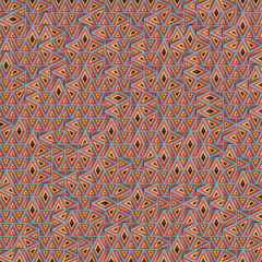 Aufkleber - Abstract pattern of randomly arranged geometric shapes. 3d rendering cover design. Minimal art, digital illustration
