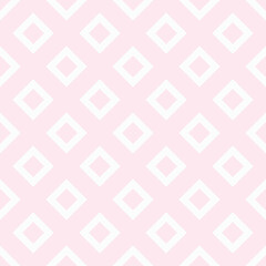 Aufkleber - Square pattern. Vintage pink seamless simple vector background.