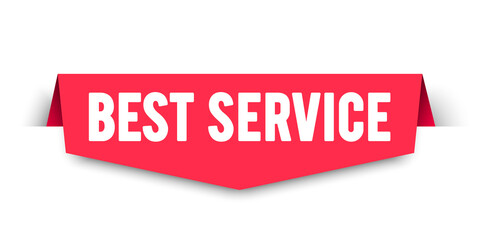 Poster - Vector Illustrator Best Service Bookmark.