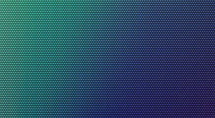 Wall Mural - Led screen. Pixel textured display. Digital background with dots. Lcd monitor. Color electronic diode effect. Green, blue television videowall. Projector grid template. Vector illustration.