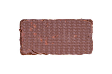 Poster - chocolate bar isolated on white background