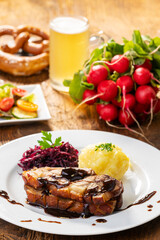 Poster - bavarian roasted pork