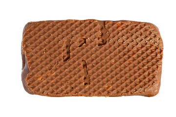 Poster - chocolate bar isolated on white background