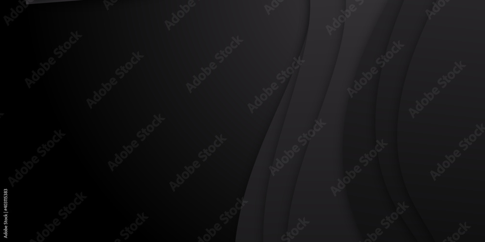 Modern luxury background vector overlap layer on dark and shadow black ...