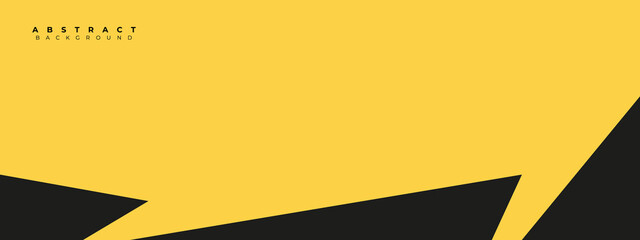 abstract yellow and black background design . modern fresh yellow background design