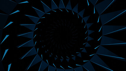 Wall Mural - 3d illustration graphic of abstract blue background which can be used for intro, advertisement, webs