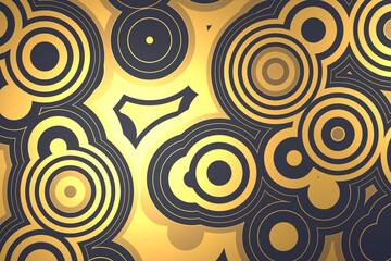 Wall Mural - abstract background of circle shape.