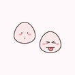 © ramades - Cute Pink Emoticons with Various Facial Expressions