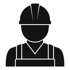 Wall Mural - Demolition worker icon. Simple illustration of demolition worker vector icon for web design isolated on white background