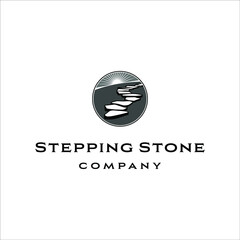 Stepping stone with elegant and classic design style