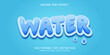 © Ruddy - Water text style effect editable