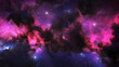 © RocknRoller Studios - Outer Space Background with colorful Nebula Clouds and Stars. Galaxy Astronomy image showing the universe beyond the Milky Way.