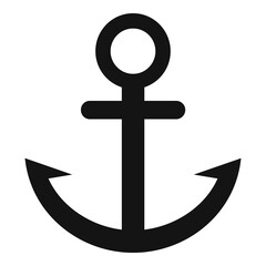 Aufkleber - Anchor links strategy icon. Simple illustration of anchor links strategy vector icon for web design isolated on white background