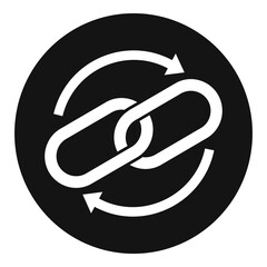 Poster - computer gear system icon. simple illustration of computer gear system vector icon for web design is