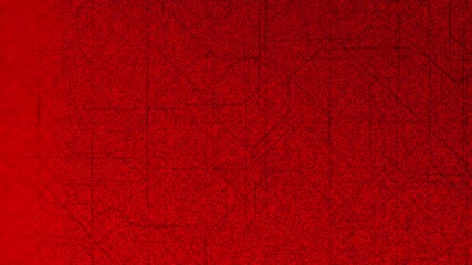 Poster - Technological background with flying digital flickering particles and dots. Animation. Seamless loop motion of digital communication.