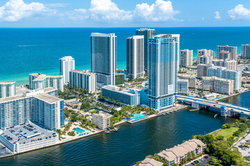 Canvas Print - Miami Aerials