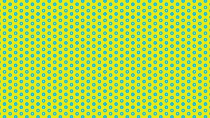 Poster - Bagels pattern. Rendering.