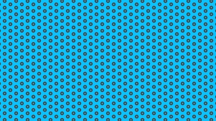 Poster - Bagels pattern. Rendering.