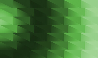 Poster - Pattern of green triangles. Gradient pattern. Geometric green background. Geometric shapes make up the background.