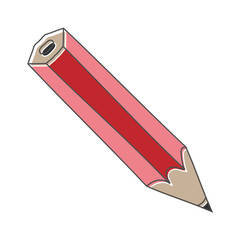 Poster - pencil hand drawn design vector illustration