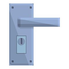 Poster - Door handle icon. Cartoon of door handle vector icon for web design isolated on white background