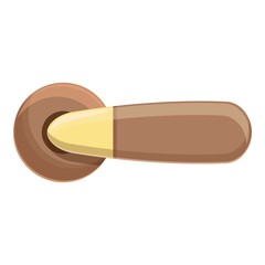 Poster - Access door handle icon. Cartoon of access door handle vector icon for web design isolated on white background