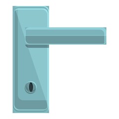 Poster - Traditional door handle icon. Cartoon of traditional door handle vector icon for web design isolated on white background