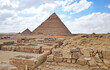 Giza Pyramid Complex. Africa, Egypt