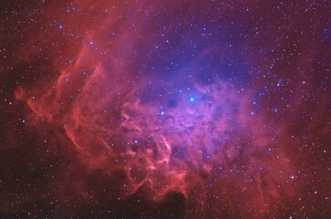 Wall Mural - flaming star nebula