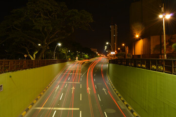 highway at night