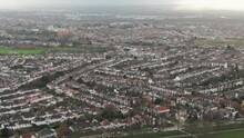 Aerial View Of Streatham, London In The United Kingdom On A Cloudy Day