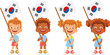 © Visual Content - south korea flag in hand set